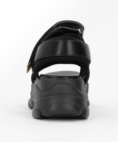 NICOLE white（ニコルホワイト）の「スポーツサンダル（サンダル・レディース・ブラック/ベージュ・MEDIUM/LARGE）」の18枚目の写真