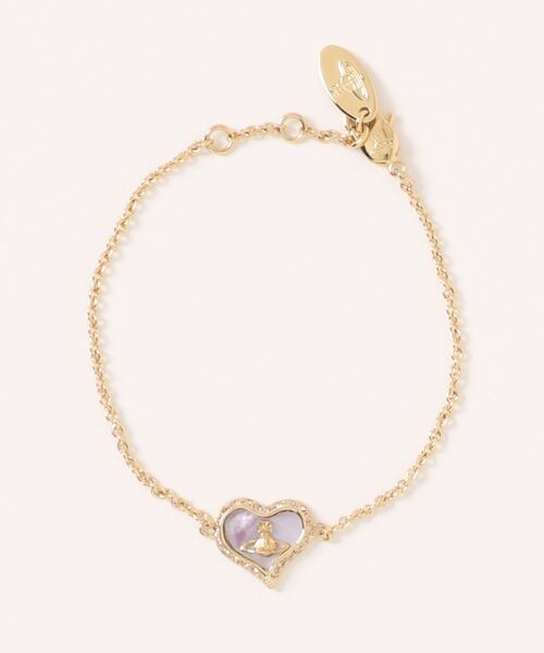 Vivienne Westwood(ヴィヴィアンウエストウッド)の「61020060/PETRA BRACELET-IM(ブレスレット・レディース・ピンク/ラベンダー/ゴールド系その他/シルバー系その他・FREE)」の2枚目の写真