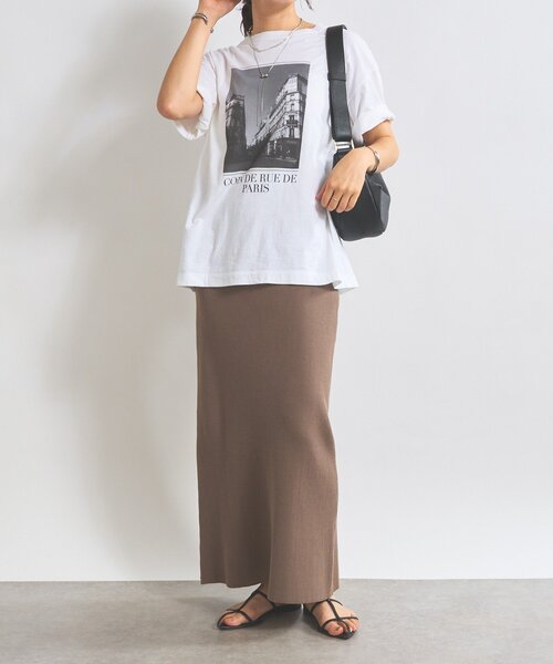 RIVE DROITE（リヴドロワ）の「【新色追加・リバイバル】PARISフォトT（Tシャツ/カットソー・レディース・ホワイト/ライトグレー/モカ・FREE）」の5枚目の写真