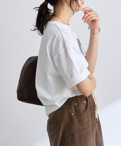 RIVE DROITE（リヴドロワ）の「【新色追加・リバイバル】PARISフォトT（Tシャツ/カットソー・レディース・ホワイト/ライトグレー/モカ・FREE）」の16枚目の写真