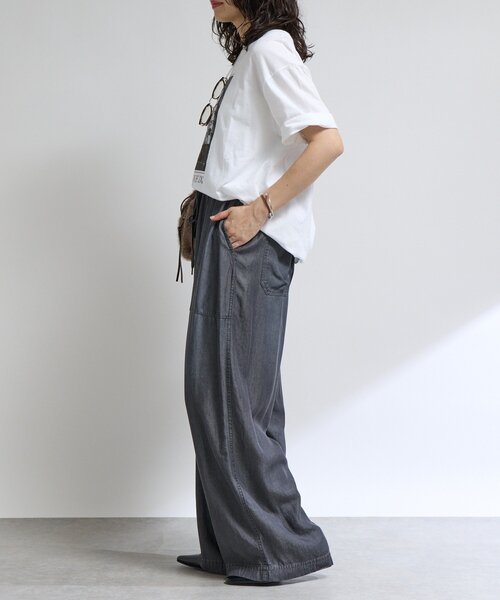 RIVE DROITE（リヴドロワ）の「【新色追加・リバイバル】PARISフォトT（Tシャツ/カットソー・レディース・ホワイト/ライトグレー/モカ・FREE）」の19枚目の写真