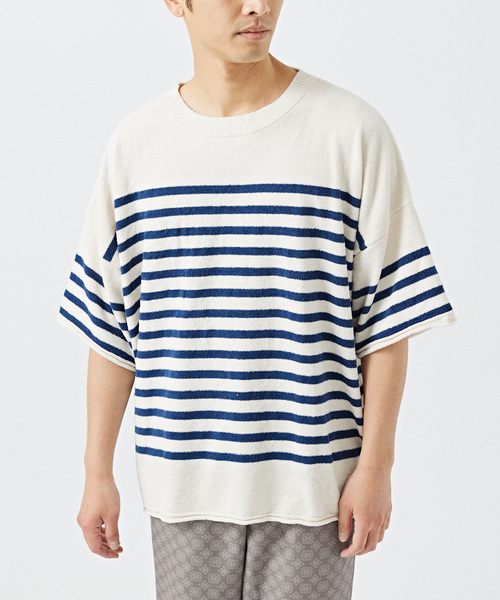 【セール】NESTWELL / ネストウェル PEAR BORDER SS/T（Tシャツ/カットソー）｜nestwell（ネストウェル）