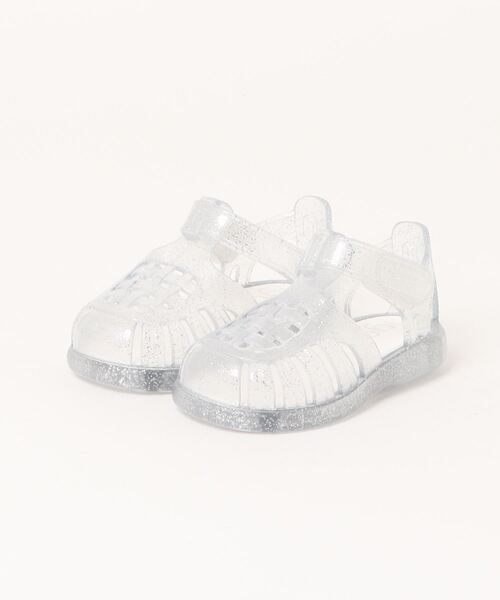 Ribbon hakka kid's（リボンハッカキッズ）の「igor　10308（サンダル・キッズ・パープル/ホワイト・12cm/13.0cm/16.0cm/14.0cm/15.0cm）」の2枚目の写真