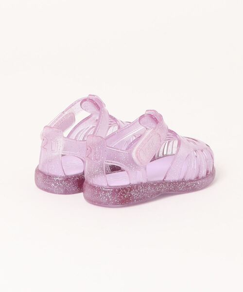 Ribbon hakka kid's（リボンハッカキッズ）の「igor　10308（サンダル・キッズ・パープル/ホワイト・12cm/13.0cm/16.0cm/14.0cm/15.0cm）」の3枚目の写真