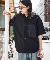 +phenix | +phenix/プラスフェニックス TECH SS-SHIRT/テック ショートスリーブシャツ/半袖/リラックスフィット(シャツ/ブラウス)