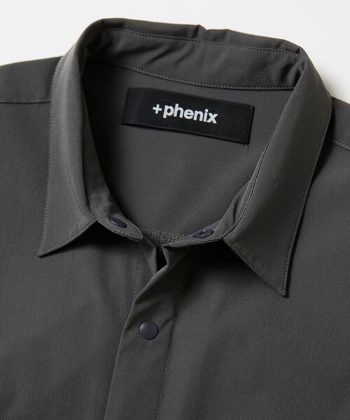 【セール】+phenix/プラスフェニックス TECH SS-SHIRT/テック ショートスリーブシャツ/半袖/リラックスフィット(シャツ/ブラウス)|+phenix(プラスフェニックス) 【セール】+phenix/プラスフェニックス TECH SS-SHIRT/テック ショートスリーブシャツ/半袖/リラックスフィット(シャツ/ブラウス)|+phenix(プラスフェニックス)