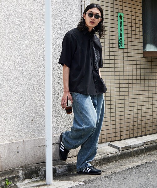 【セール】+phenix/プラスフェニックス TECH SS-SHIRT/テック ショートスリーブシャツ/半袖/リラックスフィット(シャツ/ブラウス)|+phenix(プラスフェニックス) 【セール】+phenix/プラスフェニックス TECH SS-SHIRT/テック ショートスリーブシャツ/半袖/リラックスフィット(シャツ/ブラウス)|+phenix(プラスフェニックス)