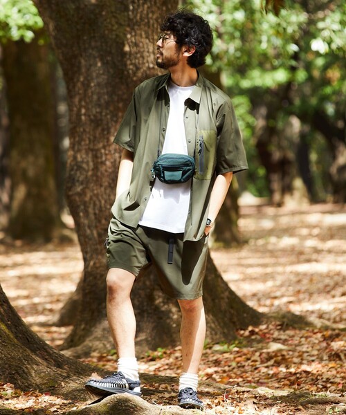 【セール】+phenix/プラスフェニックス TECH SS-SHIRT/テック ショートスリーブシャツ/半袖/リラックスフィット(シャツ/ブラウス)|+phenix(プラスフェニックス) 【セール】+phenix/プラスフェニックス TECH SS-SHIRT/テック ショートスリーブシャツ/半袖/リラックスフィット(シャツ/ブラウス)|+phenix(プラスフェニックス)