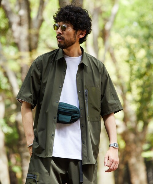 【セール】+phenix/プラスフェニックス TECH SS-SHIRT/テック ショートスリーブシャツ/半袖/リラックスフィット(シャツ/ブラウス)|+phenix(プラスフェニックス) 【セール】+phenix/プラスフェニックス TECH SS-SHIRT/テック ショートスリーブシャツ/半袖/リラックスフィット(シャツ/ブラウス)|+phenix(プラスフェニックス)