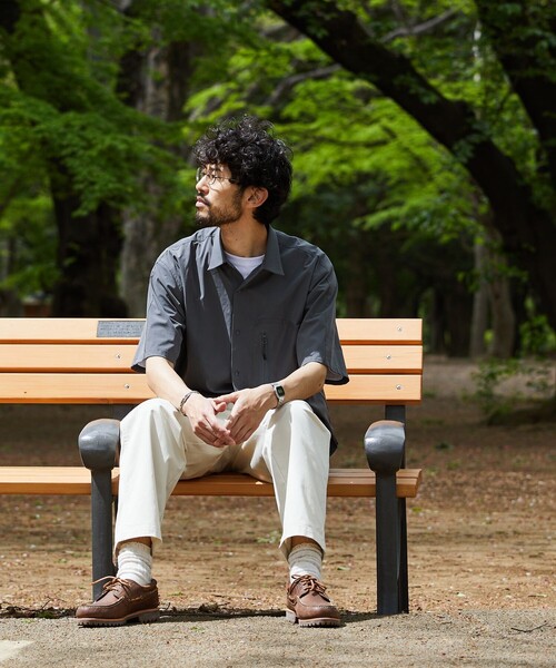 【セール】+phenix/プラスフェニックス TECH SS-SHIRT/テック ショートスリーブシャツ/半袖/リラックスフィット(シャツ/ブラウス)|+phenix(プラスフェニックス) 【セール】+phenix/プラスフェニックス TECH SS-SHIRT/テック ショートスリーブシャツ/半袖/リラックスフィット(シャツ/ブラウス)|+phenix(プラスフェニックス)