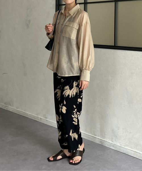 Thevon（ゼボン）の「スクエアトングサンダル（サンダル・レディース・ブラウン/ブラック/アイボリー・M/S/L）」の20枚目の写真