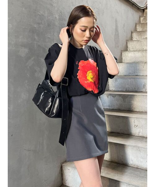 MURUA(ムルーア)の「スリットミニスカート(スカート・レディース・ブラック/ブルー/グレー・1/2)」の20枚目の写真