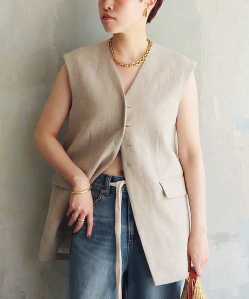 plage（プラージュ）の「RIAM LOOSE ベスト（ベスト）」 - WEAR