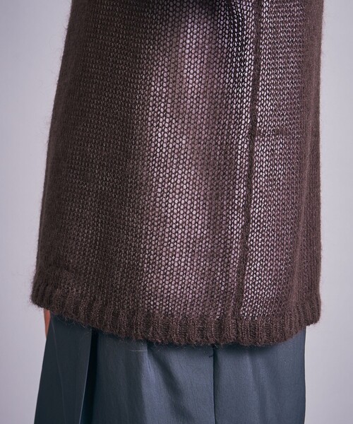 MONKEY TIME(モンキータイム)の「シアー モヘヤ ミックス ポロシャツ(ポロシャツ・メンズ・ワインレッド/ブラック・S/L/M)」の16枚目の写真