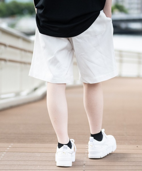 U.S. POLO ASSN.（ユーエスポロアッスン）の「【3】〔U.S.POLOASSN.〕ワンポイントロゴ 刺繍 TCツイル イージーショーツ（チノパンツ・メンズ・ベージュ/ホワイト/チャコールグレー/ブラック/ネイビー・MEDIUM/X-LARGE/LARGE）」の8枚目の写真