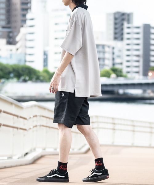 U.S. POLO ASSN.（ユーエスポロアッスン）の「【3】〔U.S.POLOASSN.〕ワンポイントロゴ 刺繍 TCツイル イージーショーツ（チノパンツ・メンズ・ベージュ/ホワイト/チャコールグレー/ブラック/ネイビー・MEDIUM/X-LARGE/LARGE）」の18枚目の写真