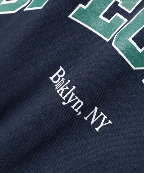 NOTHIN SPECIAL(ナッシンスペシャル)の「NOTHIN' SPECIAL / COLLEGE LOGO TEE(Tシャツ/カットソー・メンズ・ネイビー・MEDIUM)」の2枚目の写真