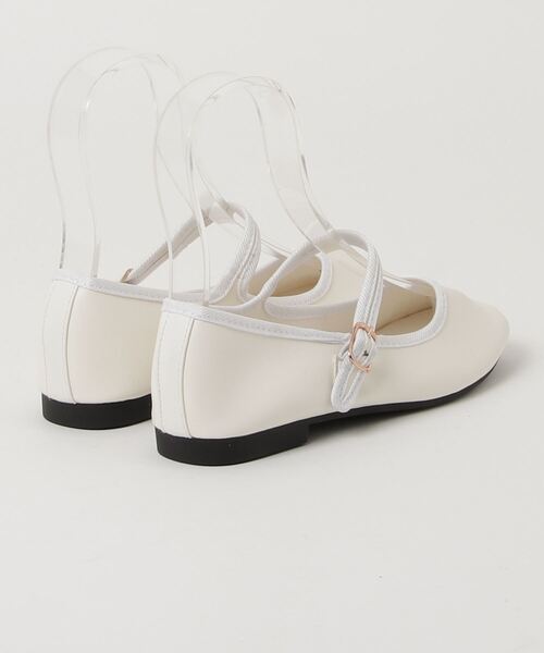 ROOPTOKYO（ループトウキョウ）の「ストラップシューズ メリージェーン（バレエシューズ・レディース・ホワイト/ブラウン系・23.5cm/24.5cm/23.0cm/24.0cm/25.0cm）」の19枚目の写真