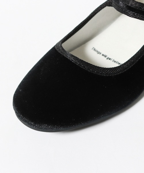 ROOPTOKYO（ループトウキョウ）の「ストラップシューズ メリージェーン（バレエシューズ・レディース・ホワイト/ブラウン系・23.5cm/24.5cm/23.0cm/24.0cm/25.0cm）」の6枚目の写真