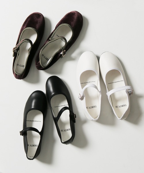 ROOPTOKYO（ループトウキョウ）の「ストラップシューズ メリージェーン（バレエシューズ・レディース・ホワイト/ブラウン系・23.5cm/24.5cm/23.0cm/24.0cm/25.0cm）」の10枚目の写真