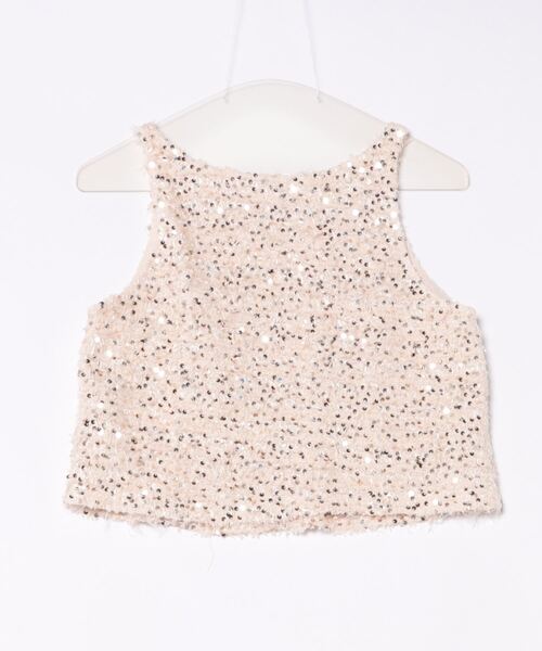 SNIDEL(スナイデル)の「スパンコールタンクトップ(シャツ/ブラウス SNIDEL(スナイデル)の「スパンコールタンクトップ(シャツ/ブラウス