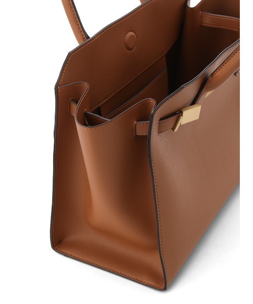 Mila Owen（ミラオーウェン）の「ベルト付きラージハンドバッグ（ハンドバッグ・レディース・ブラック/ライトブルー/キャメル・FREE）」の13枚目の写真