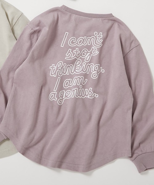 devirock（デビロック）の「綿100％ デビラボ ガールズ プリント 長袖Tシャツ（Tシャツ/カットソー・キッズ・パープル系その他6/パープル系その他5/ブラック系その他3/ホワイト系その他2/パープル系その他3/ブラック系その他/パープル系その他4/ホワイト系その他/パープル系その他2/パープル系その他/グレー系その他/ブラック系その他2・100cm/90cm/160cm/150cm/140cm/130cm/120cm/110cm）」の12枚目の写真