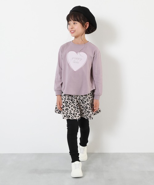 devirock（デビロック）の「綿100％ デビラボ ガールズ プリント 長袖Tシャツ（Tシャツ/カットソー・キッズ・パープル系その他6/パープル系その他5/ブラック系その他3/ホワイト系その他2/パープル系その他3/ブラック系その他/パープル系その他4/ホワイト系その他/パープル系その他2/パープル系その他/グレー系その他/ブラック系その他2・100cm/90cm/160cm/150cm/140cm/130cm/120cm/110cm）」の13枚目の写真