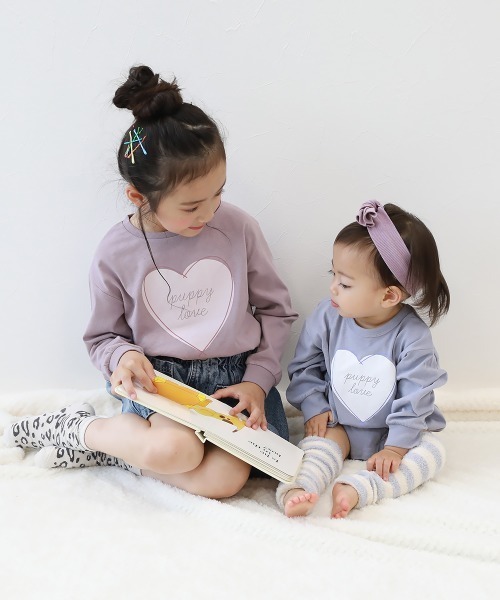 devirock（デビロック）の「綿100％ デビラボ ガールズ プリント 長袖Tシャツ（Tシャツ/カットソー・キッズ・パープル系その他6/パープル系その他5/ブラック系その他3/ホワイト系その他2/パープル系その他3/ブラック系その他/パープル系その他4/ホワイト系その他/パープル系その他2/パープル系その他/グレー系その他/ブラック系その他2・100cm/90cm/160cm/150cm/140cm/130cm/120cm/110cm）」の14枚目の写真