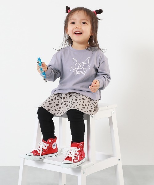 devirock（デビロック）の「綿100％ デビラボ ガールズ プリント 長袖Tシャツ（Tシャツ/カットソー・キッズ・パープル系その他6/パープル系その他5/ブラック系その他3/ホワイト系その他2/パープル系その他3/ブラック系その他/パープル系その他4/ホワイト系その他/パープル系その他2/パープル系その他/グレー系その他/ブラック系その他2・100cm/90cm/160cm/150cm/140cm/130cm/120cm/110cm）」の16枚目の写真