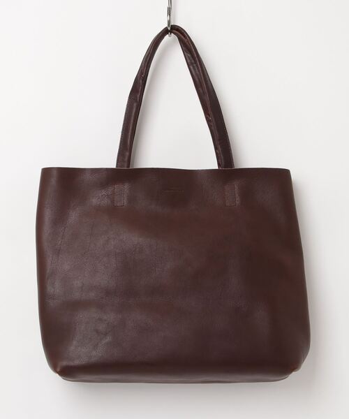SLOW（スロウ）の「SLOW(スロウ)bono -new tote bag 49S304K（トートバッグ・メンズ・キャメル/ブラック/ブラウン・F）」の3枚目の写真