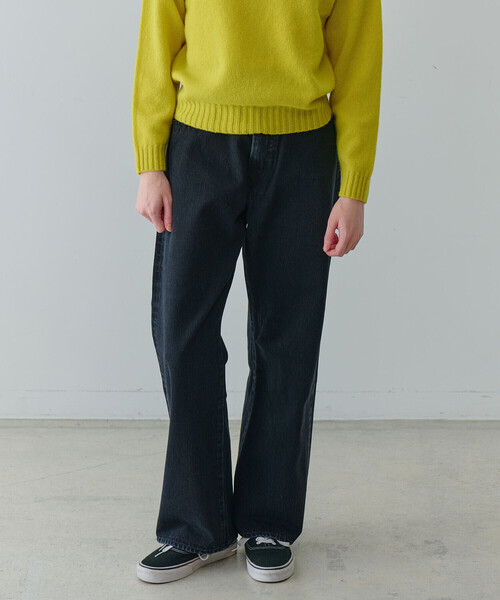 THE SHINZONE(ザ シンゾーン)の「THE SHINZONE |〈別注〉HIGH WAIST DENIM BLACK WOMEN(デニムパンツ・レディース・ブラック・36/34/32)」の17枚目の写真