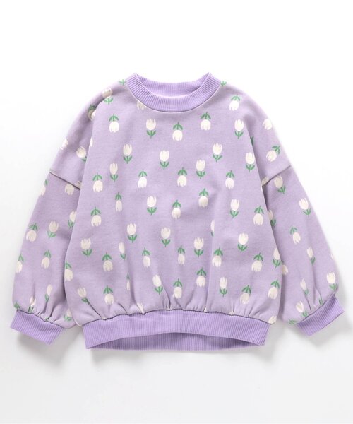 BREEZE（ブリーズ）の「POP総柄トレーナー（スウェット・キッズ・グリーン/レッド/オレンジ/ラベンダー/サックスブルー/ブラック/オフホワイト・140/130/120/110/100/90/80）」の13枚目の写真