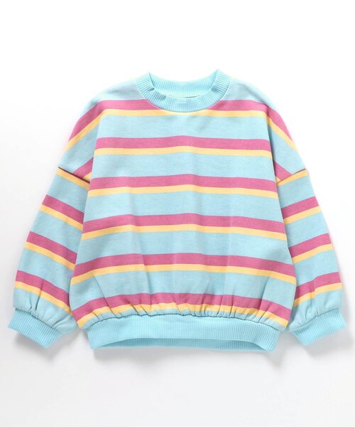 BREEZE（ブリーズ）の「POP総柄トレーナー（スウェット・キッズ・グリーン/レッド/オレンジ/ラベンダー/サックスブルー/ブラック/オフホワイト・140/130/120/110/100/90/80）」の17枚目の写真