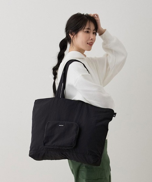 ROOTOTE(ルートート)の「ルートート / SN.GRANDE.パッカブル-B(トートバッグ・レディース・ブラック/グレー/グリーン/コーラルピンク/クリーム・FREE)」の18枚目の写真