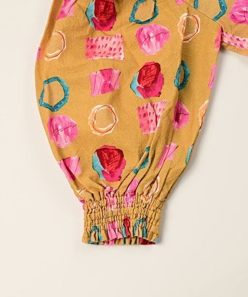 HOGAN RANCH WEAR（ホーガンランチウエア）の「マオカラーワンピース（ワンピース・キッズ・チャコール/マルチ・140/130/120/110/100/90/150）」の13枚目の写真