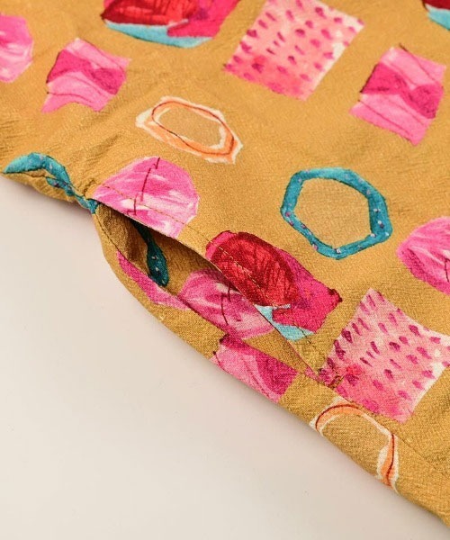 HOGAN RANCH WEAR（ホーガンランチウエア）の「マオカラーワンピース（ワンピース・キッズ・チャコール/マルチ・140/130/120/110/100/90/150）」の14枚目の写真