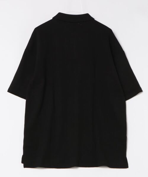 GENXDER(ノンジェンダー)の「【GENXDER】ワッフルスリットポロ風Tシャツ (SS)(ポロシャツ・メンズ・ダークグレー/ブラック/オフホワイト・MEDIUM/LARGE/X-LARGE)」の4枚目の写真