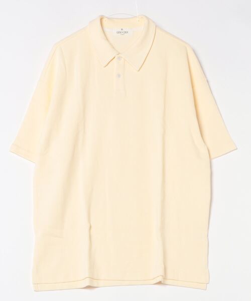 GENXDER(ノンジェンダー)の「【GENXDER】ワッフルスリットポロ風Tシャツ (SS)(ポロシャツ・メンズ・ダークグレー/ブラック/オフホワイト・MEDIUM/LARGE/X-LARGE)」の15枚目の写真