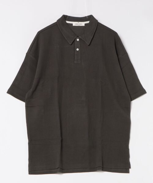 GENXDER(ノンジェンダー)の「【GENXDER】ワッフルスリットポロ風Tシャツ (SS)(ポロシャツ・メンズ・ダークグレー/ブラック/オフホワイト・MEDIUM/LARGE/X-LARGE)」の17枚目の写真
