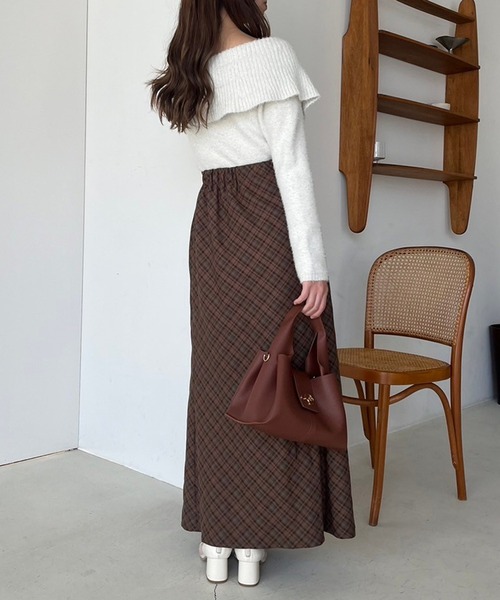 one after another NICE CLAUP(ワンアフターアナザーナイスクラップ)の「コサージュセット/スパンコールセーラーニット(ニット/セーター・レディース・グレー/アイボリー/ブラック/ピンク・FREE)」の11枚目の写真