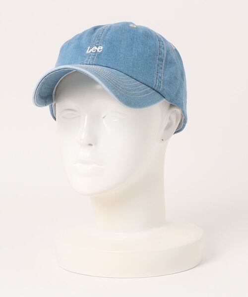 Lee（リー）の「LEE / USED DENIM LOGO CAP / LA0385（キャップ・レディース・ブラック/インディゴブルー/ブルー・MEDIUM）」の5枚目の写真