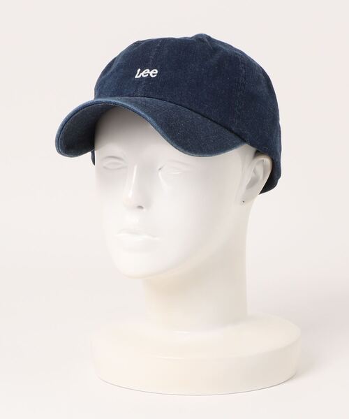Lee（リー）の「LEE / USED DENIM LOGO CAP / LA0385（キャップ・レディース・ブラック/インディゴブルー/ブルー・MEDIUM）」の6枚目の写真