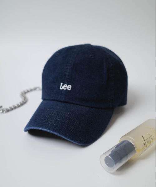 Lee（リー）の「LEE / USED DENIM LOGO CAP / LA0385（キャップ・レディース・ブラック/インディゴブルー/ブルー・MEDIUM）」の8枚目の写真