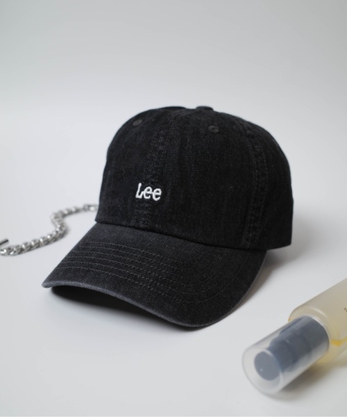Lee（リー）の「LEE / USED DENIM LOGO CAP / LA0385（キャップ・レディース・ブラック/インディゴブルー/ブルー・MEDIUM）」の9枚目の写真