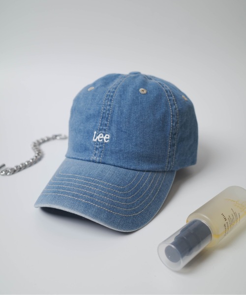 Lee（リー）の「LEE / USED DENIM LOGO CAP / LA0385（キャップ・レディース・ブラック/インディゴブルー/ブルー・MEDIUM）」の10枚目の写真