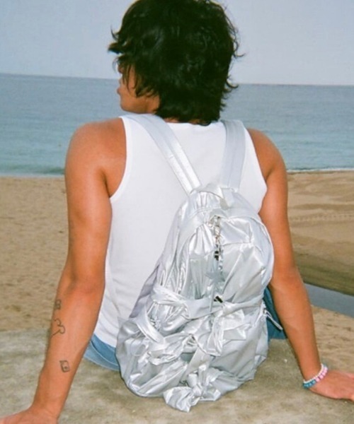 IUGAMAKARAS☆韓国☆大人気☆Knotted Backpack /追跡あり