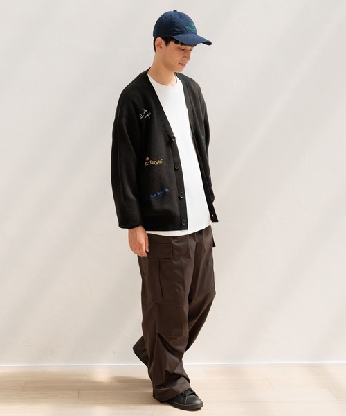 LAKOLE(ラコレ)の「トビガラ刺繍カーディガン / 141061(カーディガン/ボレロ・メンズ・ブラウン/ブラック/ブルー/ライトグレー・LARGE/MEDIUM)」の5枚目の写真