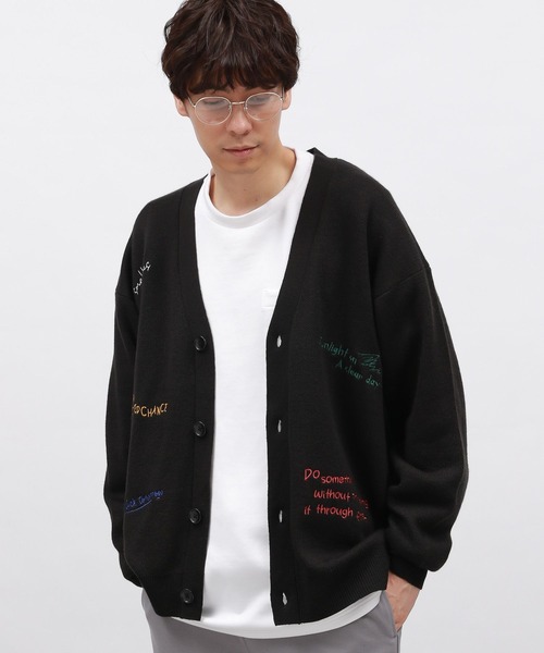LAKOLE(ラコレ)の「トビガラ刺繍カーディガン / 141061(カーディガン/ボレロ・メンズ・ブラウン/ブラック/ブルー/ライトグレー・LARGE/MEDIUM)」の10枚目の写真