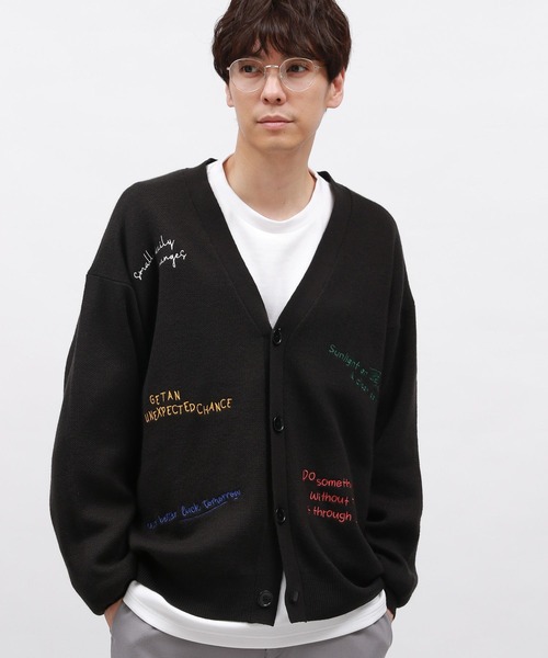 LAKOLE(ラコレ)の「トビガラ刺繍カーディガン / 141061(カーディガン/ボレロ・メンズ・ブラウン/ブラック/ブルー/ライトグレー・LARGE/MEDIUM)」の11枚目の写真